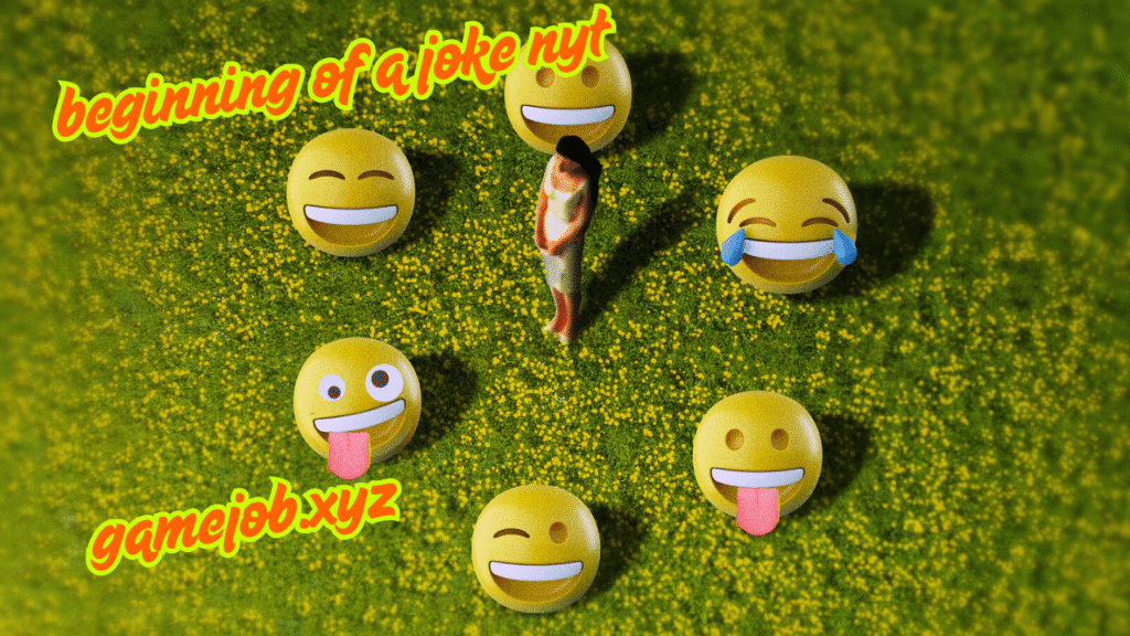 beginning of a joke nyt